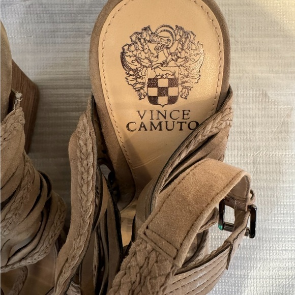 Vince Camuto Women’s Janil Suede Sandals - Picture 2 of 7